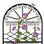  Treillis de jardin décoratif en métal très haut H 82,7 po x l 26,7 po