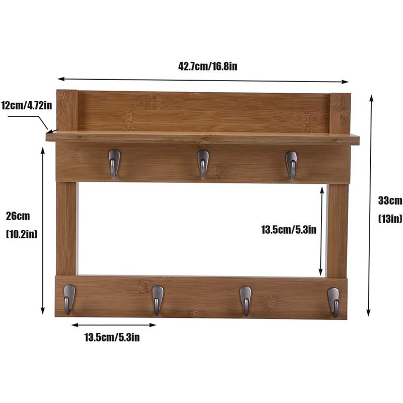 Amere Solid Wood Accent Shelf