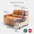 85" Power Zero Wall Reclining Sofa, 3 Seater Recliner Couch with USB & Type-C Ports and Drop Down Table Tray-1562559600-1545262623