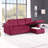 Pancoast 91" Wide Velvet Reversible Sleeper Sofa & Chaise-174215638