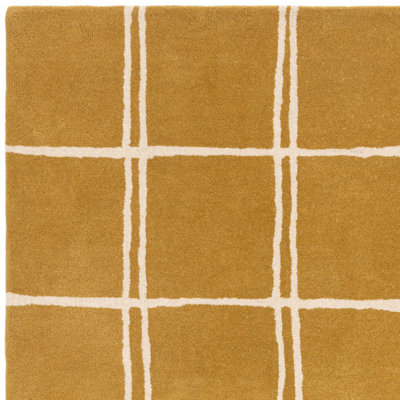 Lesia Geometric Wool Hand Woven Area Rug
