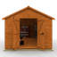 10 ft. W x 18 ft. D Solid Wood Shiplap Apex Garden Shed-124237058