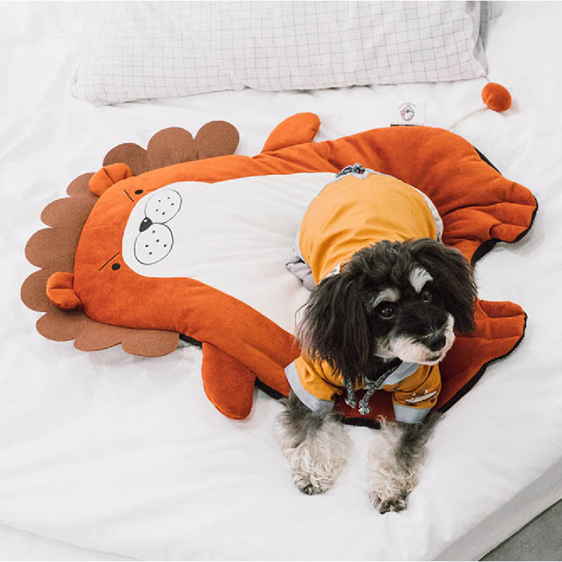 Tapis pour chien de caractère Touchdog «Critter Hugz», Brun