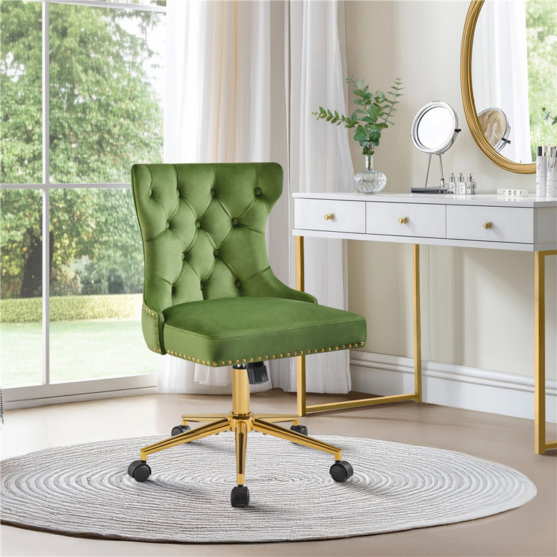 Ukiah Office Swivel Chair, Green