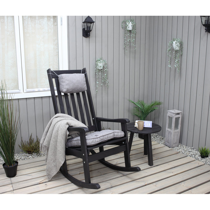 Sarafina Pine Outdoor Chair, Dark Brown