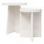 Tables de bout rondes, ensemble de 2
