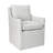Modern Linen Upholstered Swivel Barrel Accent Chair