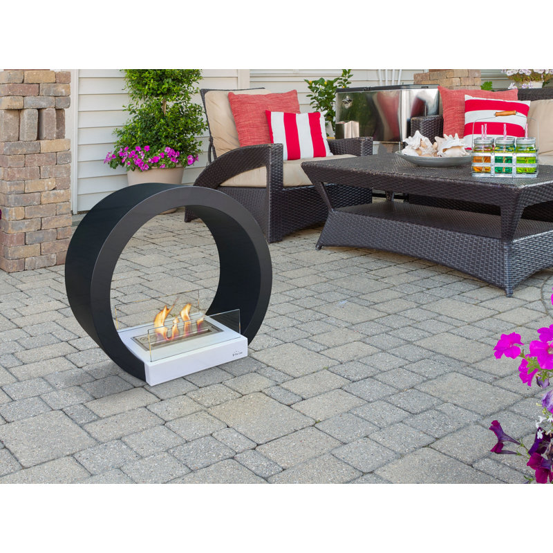 Tyrone Belfry Heating 60cm W Lacquered Bio-Ethanol Fireplace