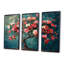 Fleur de pommier bleu et rose I - ensemble de décoration murale-107169641-107169638