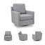 Fauteuil d'appoint pivotant Freybourne nouvelle génération Nuvella-1403517729
