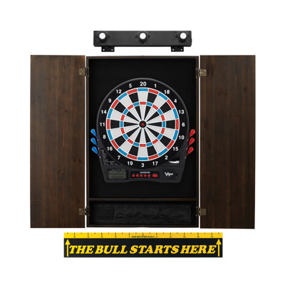 Dartboard and Cabinet Set with Darts