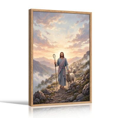 "Shepherd Path", reproduction d'art sur toile, ensemble de 1