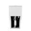 Toilette en céramique blanche, hauteur confort allongée 1,1 / 1,6, et siège à fermeture stable T039wt One, blanc, accrédité, doux