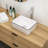 16X12 Inch White Ceramic Rectangular Vessel Bathroom Sink | Gift Idea-122712245