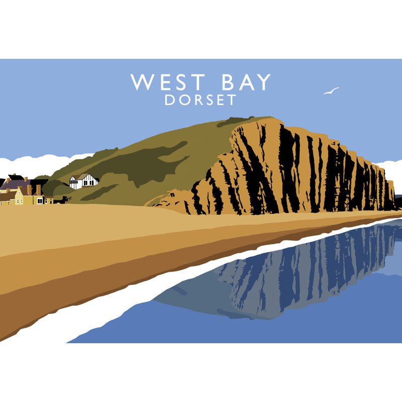 'West Bay' by Richard O'Neil - Print, No Frame, 30 cm H x 40 cm W x 1 cm D