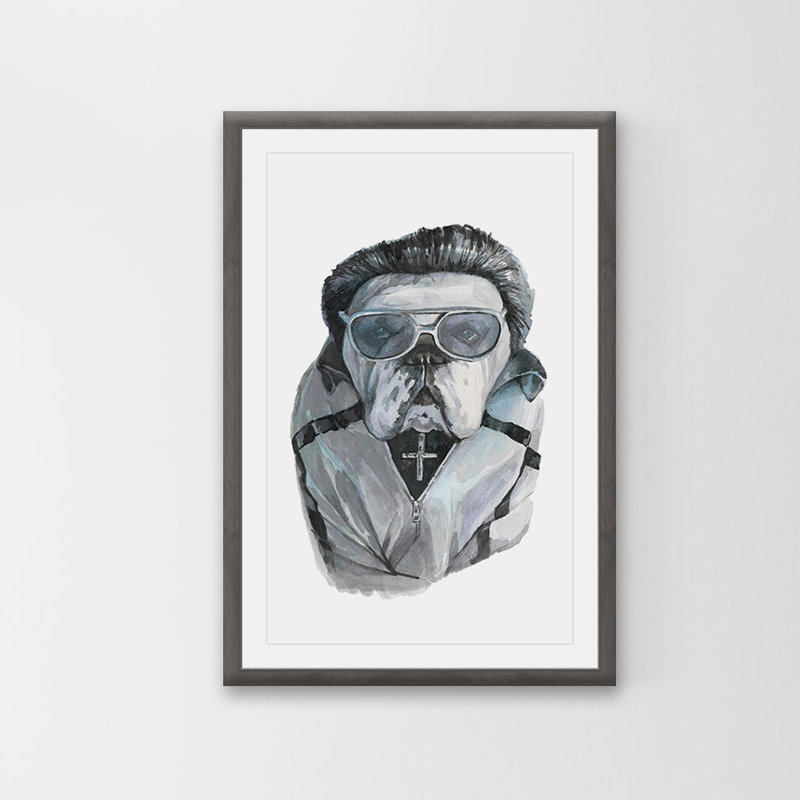 The Godfather - Single Picture Frame Painting, 46 cm H x 30 cm W x 3.81 cm D