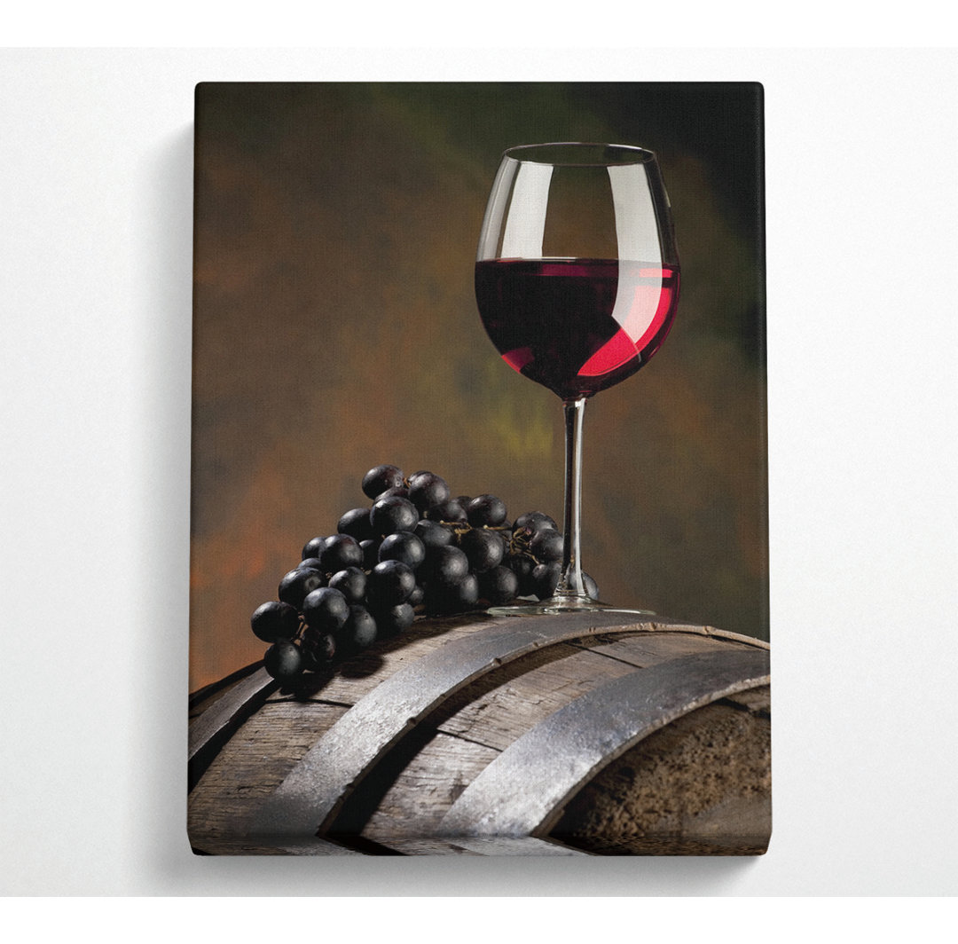 Barrel Of Wine Canvas Druck