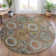 Machine Washable Indoor/Outdoor Xhevrie Sage Rug