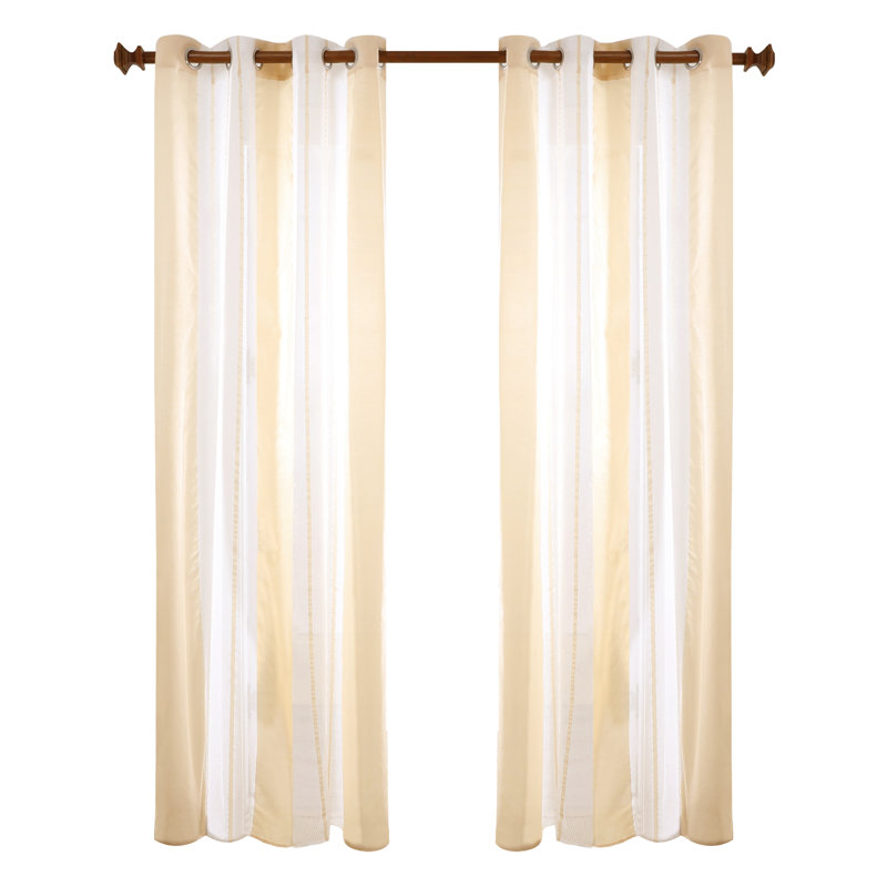 Dearious Pair, Width 140 x Drop 183 cm, Beige