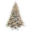 Arbre de Noël artificiel pré-éclairé enneigé-118103864