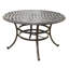 Ensemble de salle à manger 5 pièces en aluminium avec 4 chaises berçantes pivotantes en aluminium argenté-1827254365