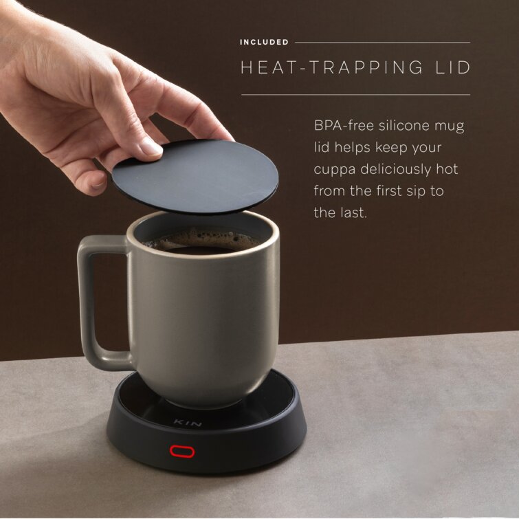 Pro Temperature Control Smart Mug with Lid, Coffee Mug Warmer with