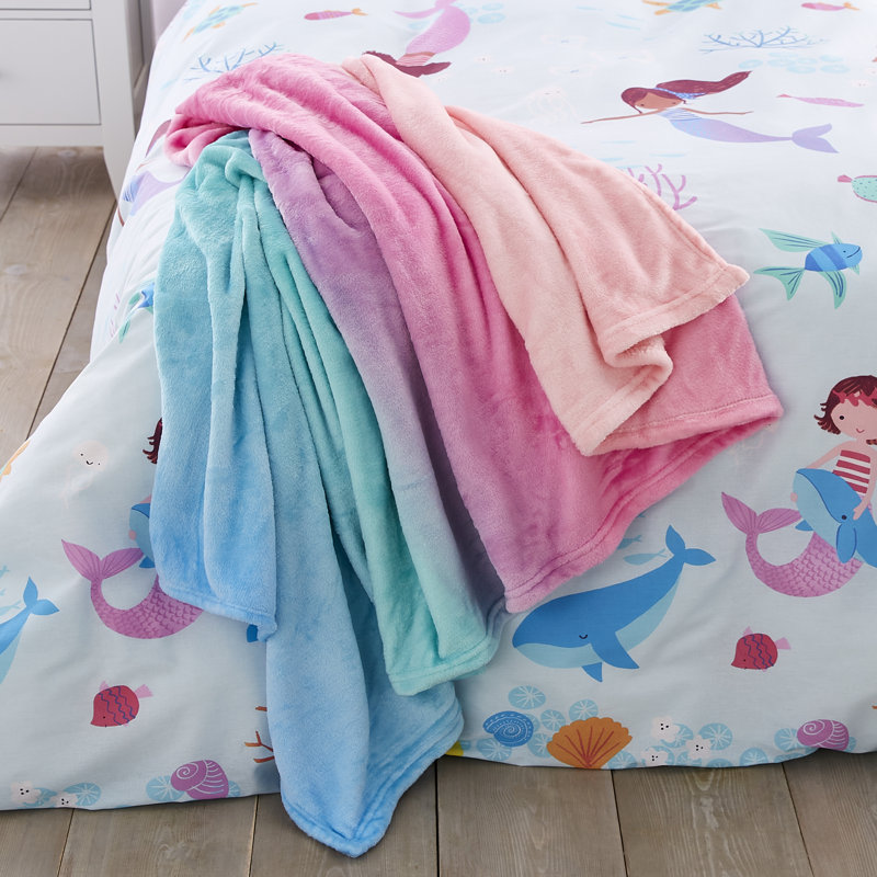 Mermaid Cosy Fleece Throw