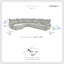 Canapé modulaire inclinable en tissu texturé 6 pièces 118,5 po Achernar-2118844682-2118844693