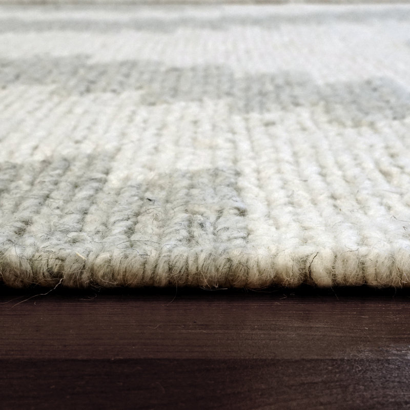 Performance Wool Geometric Indoor Rug, Rectangle 8' x 11'