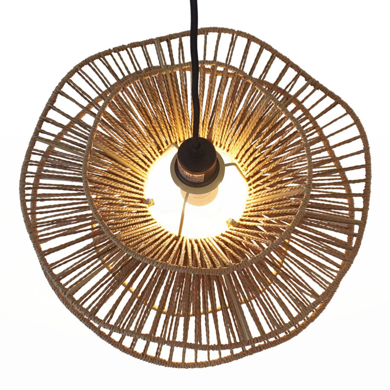 Exquisite Handwoven Pendant Lamp with Versatile Styling for All Settings