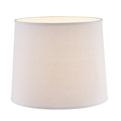 16" H Linen Empire Lamp Shade ( Uno ) in Off-white