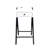 Contemporary White And Black Table With Integrated Hidden Drawer Design For Modern Look Cool Accent Built-in Storage Solution-727618487