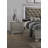 Nightstand, 1Pc Two Drawer Nightstand Embossed Crocodile Pattern