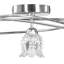 Sharmaine Glass Semi Flush Mount