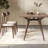 Stylish White Ash Table Chairs Durable Practical-104311806