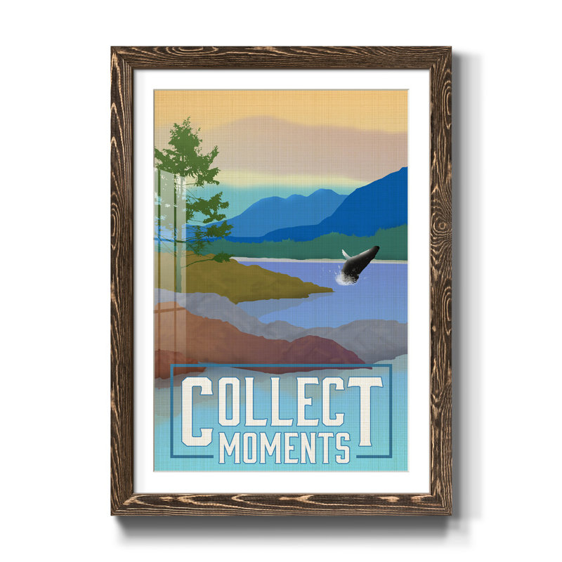 Échapper à l'ordinaire - reproduction d'art, H 37,5 po x l 27,5 po x P 1,5 po, Walnut Framed, Blanc