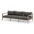 Nida 93'' Wide Teak Patio Sofa with Cushions-1998169249-1889707182