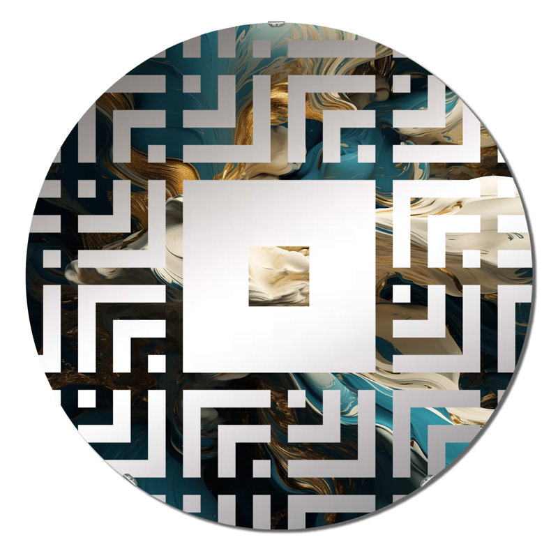 Borlon - Square Wall Mirror, 31.4" x 31.4"