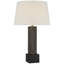 Chapman & Myers Reeve 29" Table Lamp in Vintage Carrara with Linen Shade-990529245-990529246
