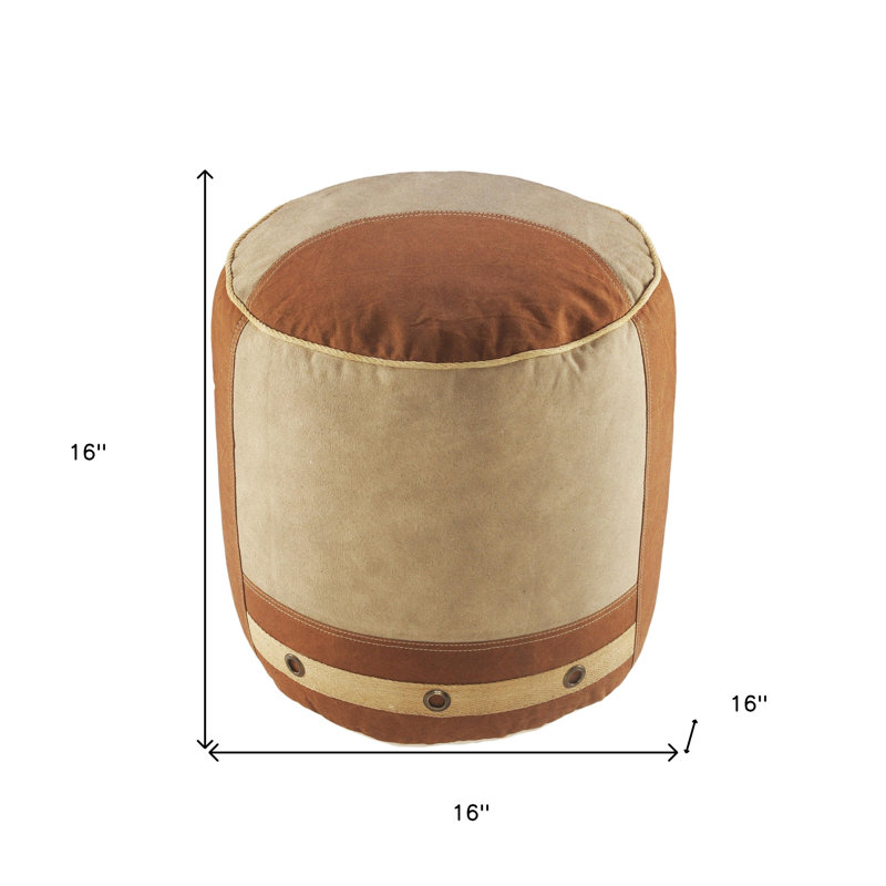 Abedin Upholstered Pouf