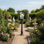 Modern Black Outdoor Post Light With Ribbed Acrylic Shade - Outdoor Floor Lamp