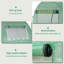 Riven  Traditional Walk In Polytunnel Greenhouse With Roll-Up Doors And Two-Layer PE Cover