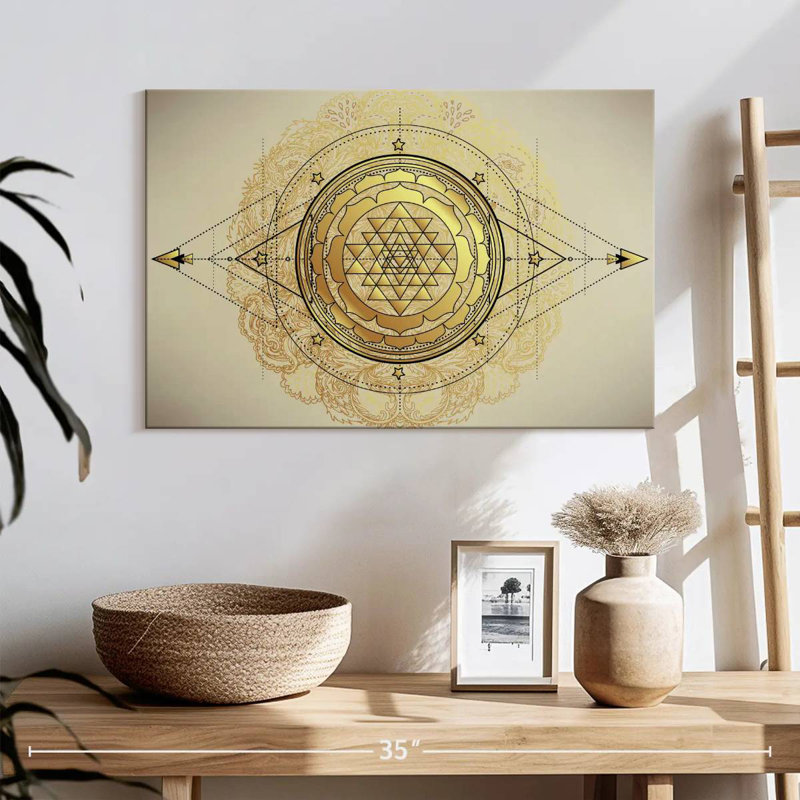 Adella sri Yantra, H 34 po x l 51 po