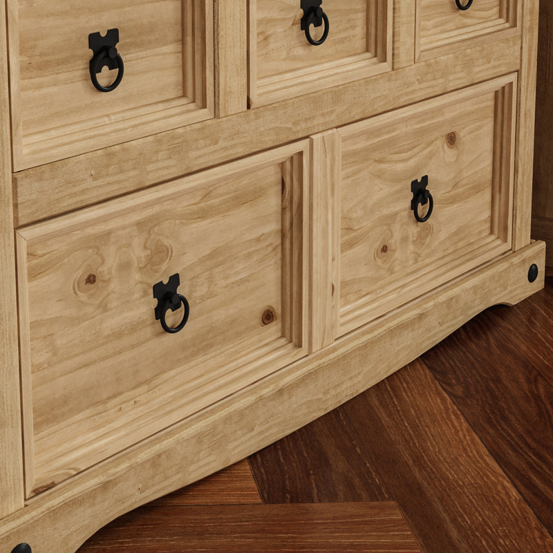 Harold Solid Wood Piece Bedroom Set