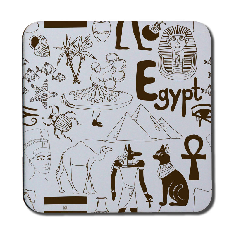 Square 6 Piece Coaster Set
