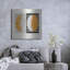 Art mural luxueux «Latitude V2» par Mike Schick, art mural en métal, 36 po x 36 po