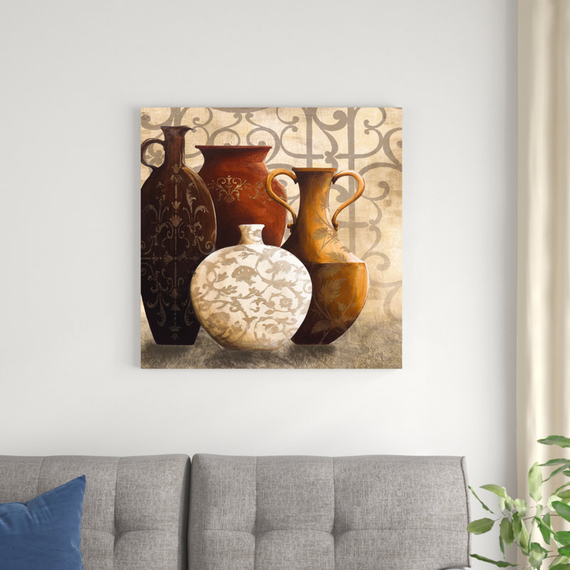 " Ceramic Vases ", 30" H x 30" W  , Frameless Print, No Frame