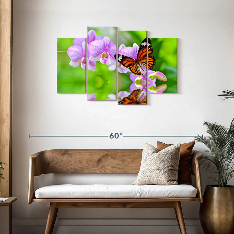 Papillon de printemps Brampt, H 27 po x l 43 po