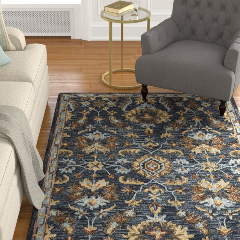 Edesia Wool Oriental Indoor Rug, Rectangle 7'9" x 9'9"