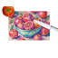 Colourful Pomegranates Glass Cutting Board Large